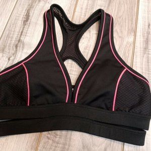 Women’s Pink And Black Forever 21 Sports bra